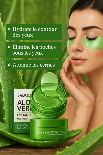 HydraEyes – Patchs Contour des Yeux Hydratants Anti-Cernes et Anti-Poches (60 unités)